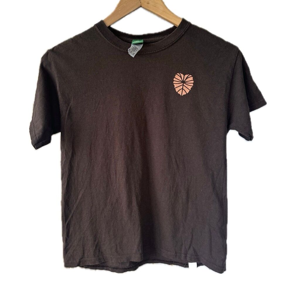 Aloha Grown Hawaii Boys Girls Unisex 100% Cotton Chocolate Brown Local T-Shirt M